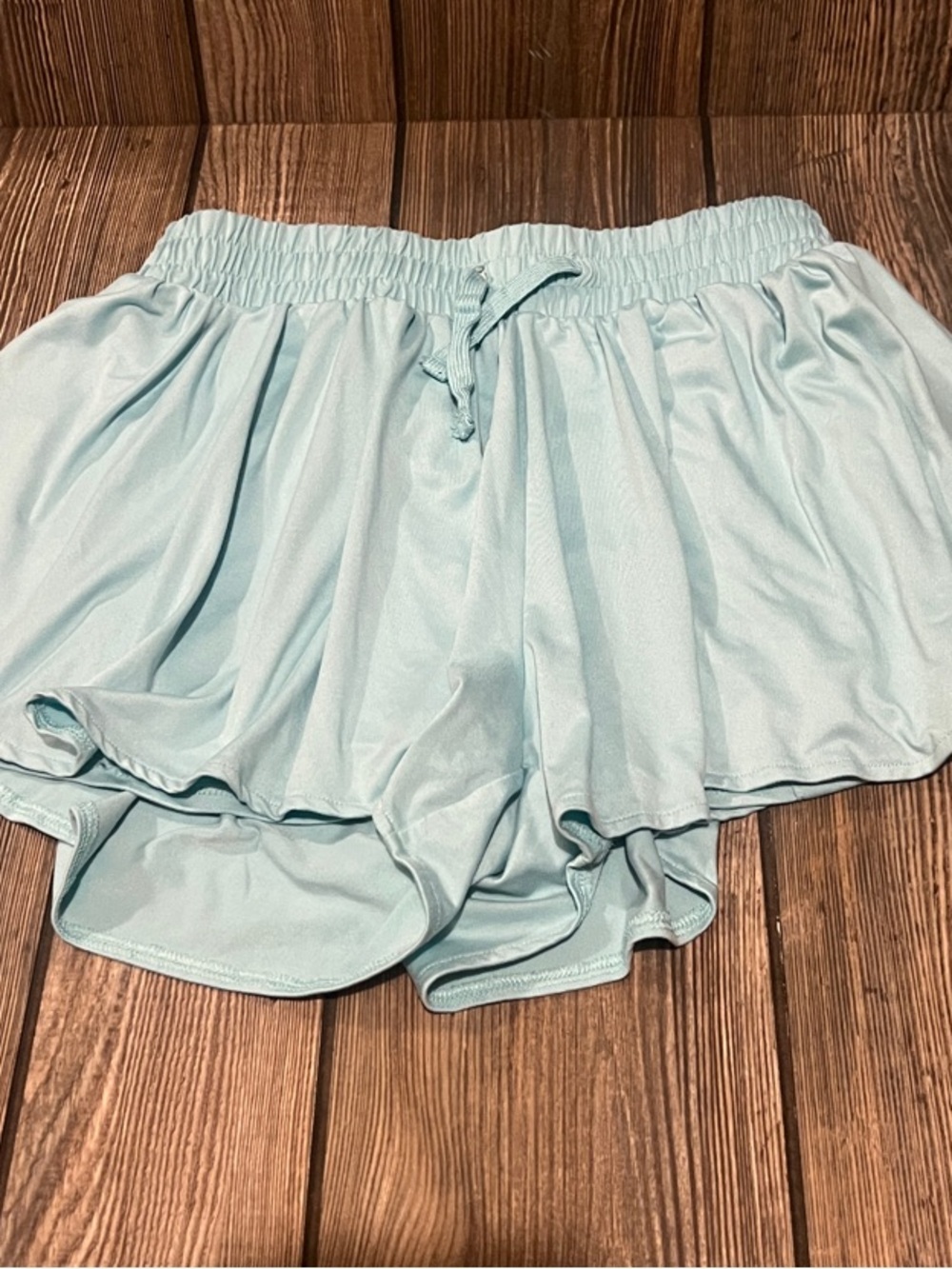 abercrombie kids Light Blue Girls Athletic Skort Shorts